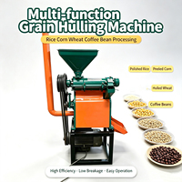 Machine à décortiquer le riz commerciale entièrement automatique la plus vendue avec moteur de 7,5 kW, capacité de traitement élevée de 1000 kg/h pour millet et maïs
