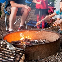 Bâtonnets à rôtir Marshmallow bâton extensible Hot Dog brochettes de feu de camp fourchettes à viande extensibles pour fosse à feu