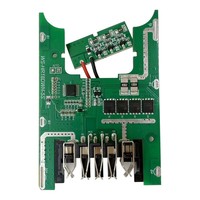 Carcasa de Repuesto para Batería BMS con 10 Celdas 18650 para Reparación de Batería DEW DCB200 de 18V, Kit de Bricolaje (Sin Celdas de Batería Incluidas)