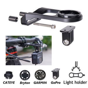 ตัวต่อขยายคอมพิวเตอร์จักรยานที่สามารถปรับได้สำหรับ GoPro Bryton Garmin ตัวยึดแฮนด์อลูมิเนียมอัลลอยแบบปลดได้อย่างรวดเร็ว - Product Image 4