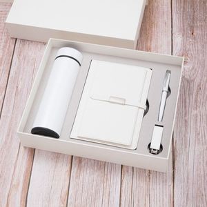 Carnet avec stylo A5 en cuir PU, clé USB 16 Go, organiseur de bureau, coffret cadeau d'affaires, logo personnalisé, cadeaux d'entreprise - Product Image 2