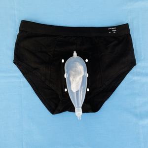 Kantong Drainase Urin Eksternal Pria dengan Kateter dan Celana Dalam Kantong Urin untuk Pria Set Kantong Pengumpul Urin - Product Image 4