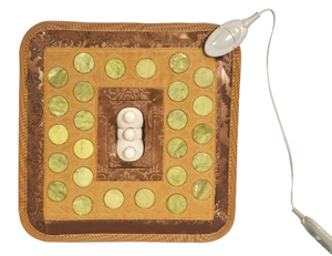 Almohadilla de calefacción de Jade de terapia con <span class=keywords><strong>silla</strong></span> de masaje con temporizador ajustable y alfombrilla masajeador corporal alfombrilla de piedra de calor terapéutico - Product Image 4