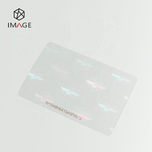 86*54MM आईडी कार्ड आकार थर्मल टुकड़े टुकड़े होलोग्राम थैली Laminating फिल्म - Product Image 6