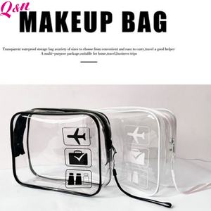 Sac à fermeture éclair multifonctionnel personnalisé personnalisé personnalisé transparent toilette stockage voyage PVC étanche maquillage - Product Image 3