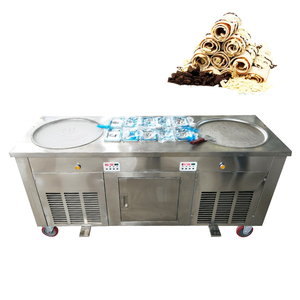 2025 Thái Lan chiên Máy làm kem để bán Châu Âu thương mại ngay lập tức <span class=keywords><strong>Ice</strong></span> <span class=keywords><strong>Cream</strong></span> Con lăn máy - Product Image 3