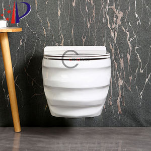 โถสุขภัณฑ์แบบแขวนผนังสีขาวสั่งทำพิเศษ สไตล์โมเดิร์น พร้อมระบบ P-trap - Product Image 5