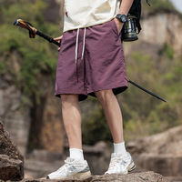 Shorts décontractés en molleton de coton écologique respirant pour homme, collection été, marque de mode, style workwear