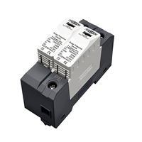 TOMZN DC SPD 2P 500V 600V 800V 1000V 20-40kA Dispositif de protection contre les surtensions pour rail DIN, protection solaire extérieure, protection contre les surtensions PV