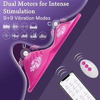 Coussin vibrant télécommandé par application, stimulateur clitoridien, vibromasseur portable pour femmes