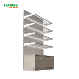 Étagère de supermarché robuste en métal Highbright avec rangement, 5 niveaux, <span class=keywords><strong>structure</strong></span> grille, autoportante, dimensions personnalisables - Product Image 2
