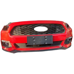 Kit frontal usado para Ford Mustang <span class=keywords><strong>Shelby</strong></span> <span class=keywords><strong>GT500</strong></span> GT350 2,3, radiador de parrilla, carrocería de plástico ABS, incluye ventilador electrónico, Luz antiniebla - Product Image 2
