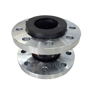 Junta de Expansión de Goma de Doble Esfera <span class=keywords><strong>PN</strong></span> 10/16, Conector Flexible de Hierro Tipo Unión, Junta de Expansión Roscada de 50 mm, Zincada - Product Image 4
