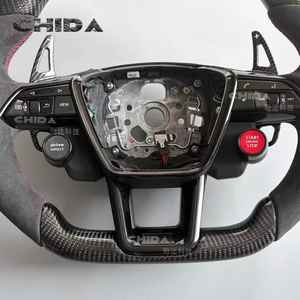 Volante de Fibra de Carbono de Alta Calidad Compatible con Vehículos <span class=keywords><strong>Audi</strong></span> A1 A3 A4 A5 A6 <span class=keywords><strong>Q4</strong></span> Q5 Q6, Apto para Modificación de Vehículos - Product Image 5