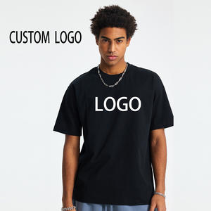 245GSM Heavy Weight Luxury <b>Tshirt</b> Unisex Custom Print Logo Blank T Shirt Oversize Men's T-shirt - Product Image 3