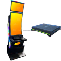 Desain baru grosir 43 "+ 23.6" mesin permainan dioperasikan permainan hiburan melengkung mesin permainan keterampilan Arcade