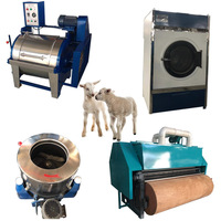 Machines de traitement de laine brute machine à carder industrielle séchage de nettoyage de laine de mouton