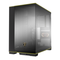 Boîtier PC Lian Li O11D EVO RGB Lamborghini avec écran LCD 5 pouces, fibre de carbone, E-ATX, boîtier PC de jeu Full Tower, boîtier PC en alliage d'aluminium, RGB