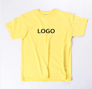 T-shirt à manches courtes en coton lourd japonais 230g, couleur unie blanche pour homme, t-shirt uni pour homme - Product Image 2