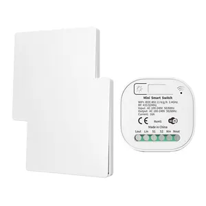 QX-305 Self-powered Remote Wireless Switch Google Home Intelligent Light Switch Dual Control Tuya Wifi Smart Wall Switch