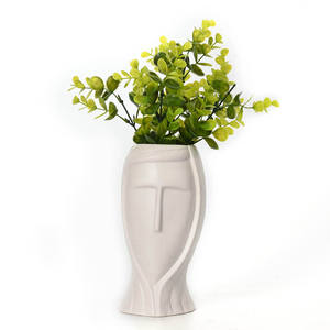 Macetas nórdicas con cara de <span class=keywords><strong>mujer</strong></span>, macetas con <span class=keywords><strong>cabeza</strong></span> abstracta, maceta de flores suculentas para interiores y exteriores para <span class=keywords><strong>mujer</strong></span> - Product Image 2