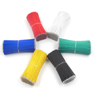 UL1007 26AWG <b>Black</b> Stripped and Tinned Wires Electric Wiring <b>Harness</b> - Product Image 4