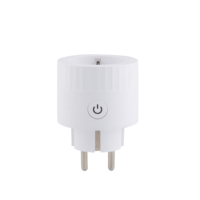Adaptador de Enchufe Europeo para Viajes, 10A, 100-240V CA, Conexión a Tierra Estándar, con 1 Tomacorriente y 1 Puerto USB-A