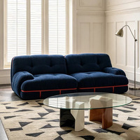 Canapé modulaire Hippopotamus en tissu velours côtelé, fauteuil de relaxation créatif, pouf pour salon, mobilier de maison