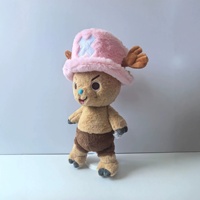 Nouveau produit transfrontalier : Peluches Chibi Q-style Luffy et Chopper, 35 cm, rembourrées en coton PP, unisexe, à partir de 14 ans, Noël