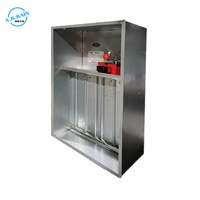 Clapet coupe-flamme en acier galvanisé pour système de conduits HVAC