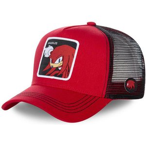 Gorra de camionero <span class=keywords><strong>Sonic</strong></span> azul y roja de malla transpirable, gorra de béisbol unisex para adultos, gorra de protección solar con visera ancha, bordado personalizado de algodón - Product Image 3