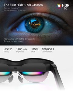 แว่นตา RayNeo <span class=keywords><strong>Air</strong></span> 4 Pro AR: จอภาพขนาดใหญ่ 201 นิ้ว, ภาพ HDR10 และเสียงระดับโรงภาพยนตร์โดย Bang Olufsen พร้อมกล่องของขวัญแบบจำกัดเวลา - Product Image 2