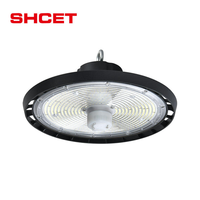 Éclairage industriel pour entrepôt 180LM/W, lampe LED UFO, éclairage LED haute baie 250W avec capteur micro-ondes pour parc