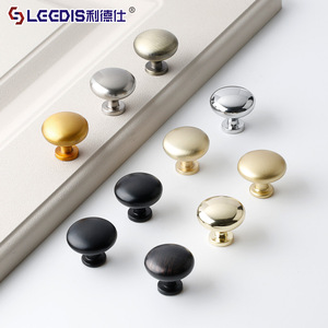 Poignée de meuble Lideshi en alliage de zinc, à trou unique, 30 mm, moderne, pour tiroir, armoire, porte - Product Image 1