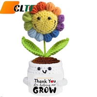 Cadeaux promotionnels, fleurs au crochet, fleurs de tournesol et de tulipe faites à la main, cadeaux de la Saint-Valentin, cadeaux de remise de diplôme, fleurs au crochet