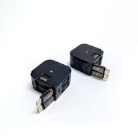 Cable Retráctil USB 2.0 Tipo-C FIILIAN TEK RET82 de PVC de 82 cm para Carga y Sincronización de Datos de Teléfonos Móviles y Tabletas
