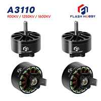 Moteur Brushless Flashhobby 6S A3110 900KV M5 pour FPV longue portée 9-10 pouces, 12N14P, poussée maximale 2,9 kg, moteur BLDC pour modèles RC et applications industrielles robotiques