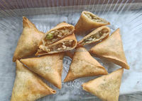 Ligne de pliage automatique de samosas Patti, machine de formage de samosas avec ligne de production pour usine de fabrication de samosas