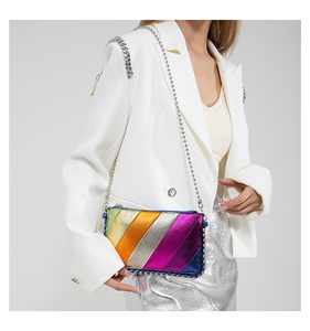<span class=keywords><strong>Sac</strong></span> à bandoulière design couleurs contrastées <span class=keywords><strong>sac</strong></span> à main épaule pour dames en cuir synthétique sacs à main fourre-tout sacs à main pour femmes vente en gros - Product Image 3