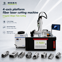 Machine de découpe laser à fibre pour tubes de forme spéciale, poutres en H, poutres en I, profilés en acier et tuyaux métalliques irréguliers