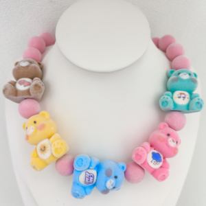 <span class=keywords><strong>Collana</strong></span> colorata di <span class=keywords><strong>orsacchiotto</strong></span> di perline dopamina per ragazze simpatica bambola personalizzata girocollo di orsetto dolce fortunato da donna gioielli regalo per festa - Product Image 4