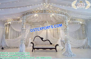 Auckland boda cristal decoración escenario instalación pilares fibra paneles boda escenario diferente estilo boda escenario fabricante - Product Image 2