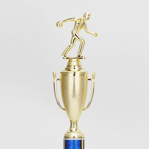 Trofeo <span class=keywords><strong>de</strong></span> Columna con Estatua Masculina <span class=keywords><strong>de</strong></span> Plástico <span class=keywords><strong>de</strong></span> Alta Calidad para Atletismo, Softbol y Balonmano, con Base <span class=keywords><strong>de</strong></span> Mármol para Premios Deportivos DL19 - Product Image 2