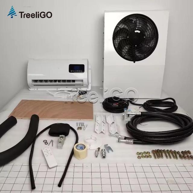 R134a 12v Dc air Conditioner Truck Air Conditioner 960W 1000-3000W Split air Conditioner System Parking Cooler for Semi Truck RV