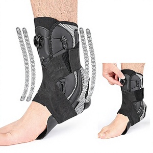 Verstellbare Knöchelbandage Stabilisator Fußstütze Atmungsaktive Kompressionsschiene für Sporterholung - Product Image 4