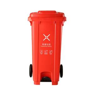 Recipiente de resíduos sólidos 120l, carrinho de resíduos domésticos e industriais - Product Image 4