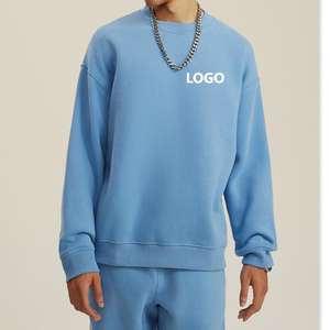 Polaire Doublé Lourd Haute Qualité Personnalisé 345 Gsm Solide Hiver Pull Sweat Blanc Grande Taille Coton Unisexe - Product Image 1