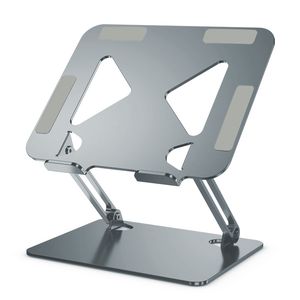 ขาตั้งโน้ตบุ๊กอะลูมิเนียมอัลลอยด์ JOMAA ปรับระดับได้ ออกแบบตามหลักสรีรศาสตร์ ใช้ได้กับแล็ปท็อปและแท็บเล็ต - Product Image 1