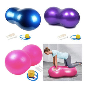 Logo personalizzato Anti-scoppio PVC pearut <span class=keywords><strong>Ball</strong></span> per il Fitness fisioterapista per lo Yoga esercizio di lavoro parto e di addestramento del cane - Product Image 5
