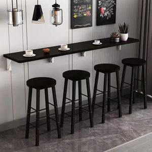 مركب على الحائط بلوط رمادي قابل للطي توفير مساحة شرفة مقهى المنزل بار استخدام المنطقة - Product Image 4